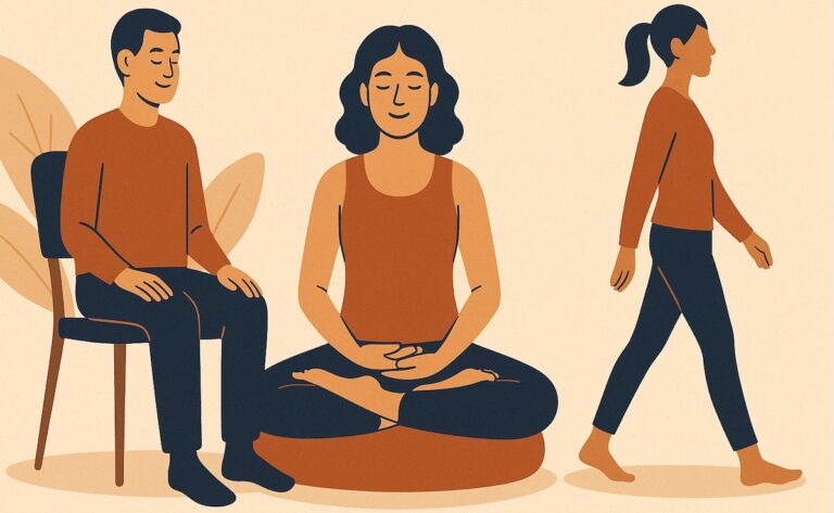 Read more about the article Finding Your Foundation: Meditation Posture Explained (Sitting, Lying Down, Walking & More)